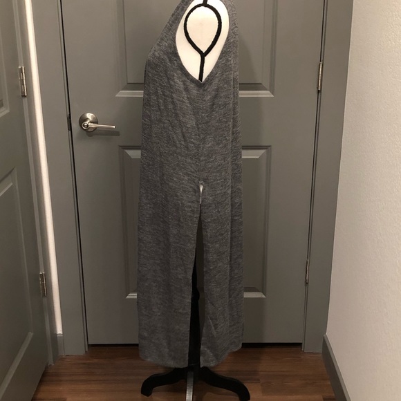 LuLaRoe Grey MIDI Sleeveless Cardigan - Picture 3 of 4